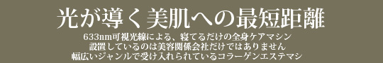 光が導く美肌への最短距離